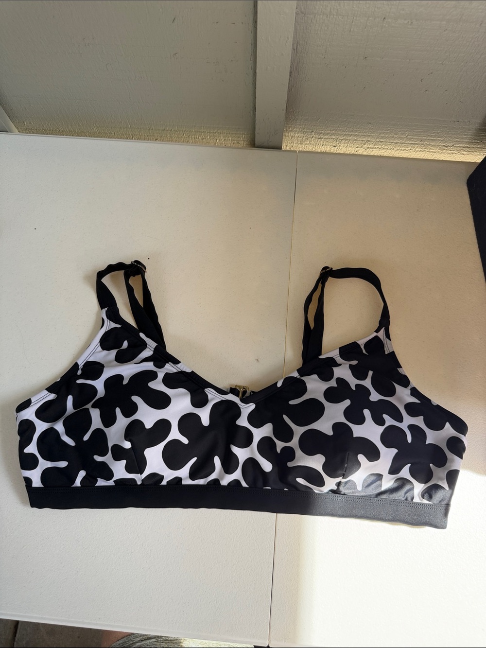Marimekko Black and White bikini top